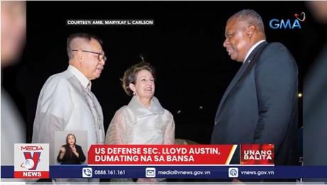 Bộ trưởng Quốc phòng Mỹ thăm Philippines