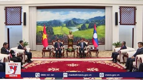 Chủ tịch Hội đồng Lý luận Trung ương thăm và làm việc tại Lào