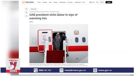 Tổng thống UAE thăm Qatar