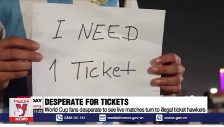 Tình trạng thiếu vé xem bóng đá tại World Cup 2022
