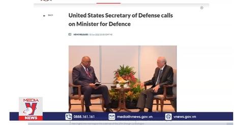 Singapore và Mỹ tăng cường hợp tác quốc phòng