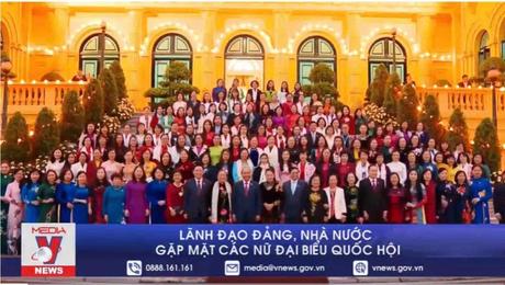 Lãnh đạo Đảng, Nhà nước gặp mặt các nữ Đại biểu Quốc hội