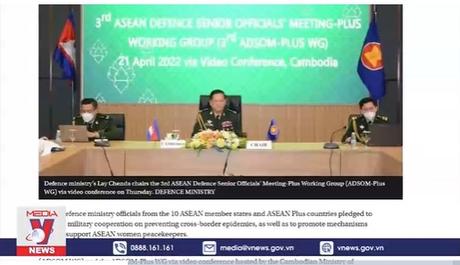 ASEAN thông qua 3 văn kiện hợp tác quốc phòng