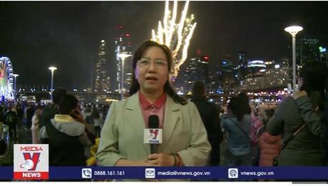Lễ hội bắn pháo hoa chào Năm mới 2023 tại thành phố Sydney (Australia)