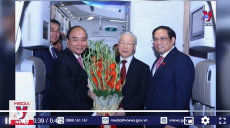 Tổng Bí thư Nguyễn Phú Trọng kết thúc tốt đẹp chuyến thăm Trung Quốc