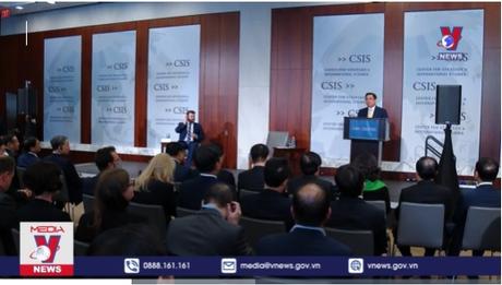 Thủ tướng Phạm Minh Chính thuyết trình tại CSIS Hoa Kỳ