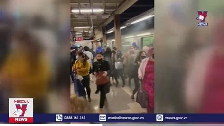 Xả súng tại nhà ga tàu điện ngầm Mỹ: Hung thủ vẫn chưa bị bắt