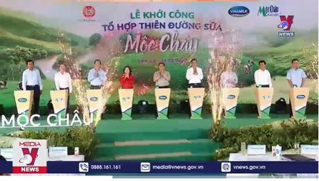 Thủ tướng dự lễ khởi công tổ hợp Thiên đường sữa Mộc Châu