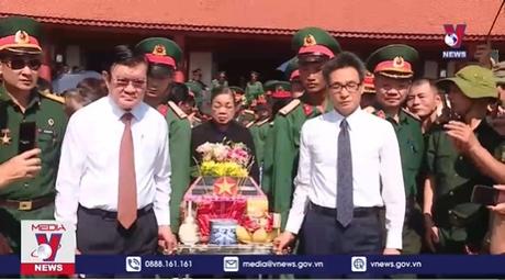 Truy điệu, an táng hài cốt liệt sỹ tại Nghĩa trang Liệt sỹ Quốc gia Vị Xuyên, Hà Giang