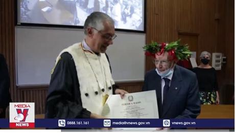 Thạc sĩ cao tuổi nhất Italy tốt nghiệp ở tuổi 98