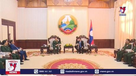 Lãnh đạo Đảng, Nhà nước Lào tiếp Bộ trưởng Bộ Quốc phòng Việt Nam
