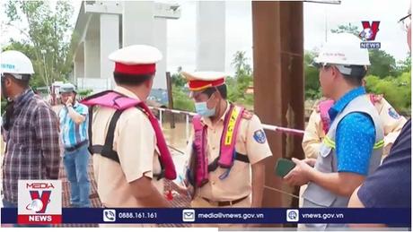 Tai nạn lao động tại công trình xây dựng cầu ở Vĩnh Long