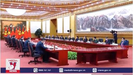 Tổng Bí thư Nguyễn Phú Trọng hội đàm với Tổng Bí thư, Chủ tịch nước Tập Cận Bình