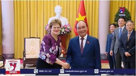 Chủ tịch nước Nguyễn Xuân Phúc tiếp Thống đốc Bang Nam Úc