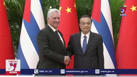 Thủ tướng Trung Quốc tiếp Chủ tịch Cuba