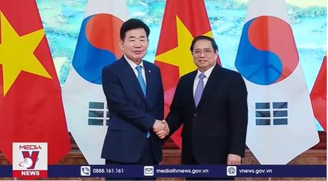 Thủ tướng hội kiến Chủ tịch Quốc hội Hàn Quốc