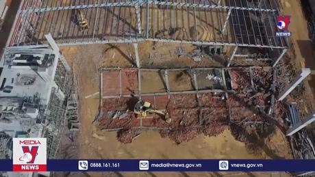 Làm rõ nguyên nhân sập tường ở KCN Nhơn Hòa