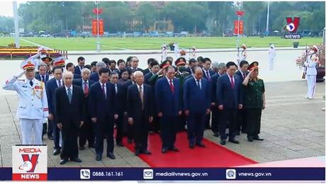 Lãnh đạo Đảng, Nhà nước vào Lăng viếng Chủ tịch Hồ Chí Minh