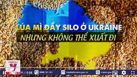 Lúa mì đầy silo ở Ukraine nhưng không thể xuất đi