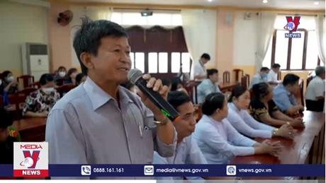 Trưởng Ban Tuyên giáo Trung ương tiếp xúc cử tri Tây Ninh