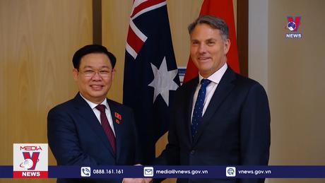 ﻿Chủ tịch Quốc hội Vương Đình Huệ tiếp Phó Thủ tướng, Bộ trưởng Bộ Quốc phòng Australia