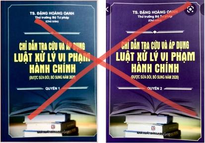 Không tham khảo cuốn sách mạo danh Thứ trưởng Bộ Tư pháp làm chủ biên