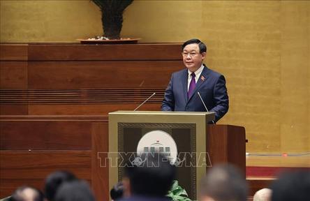 Bài phát biểu khai mạc Kỳ họp bất thường lần thứ nhất của Chủ tịch Quốc hội Vương Đình Huệ