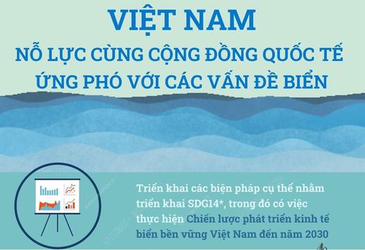 Việt Nam nỗ lực cùng cộng đồng quốc tế ứng phó với các vấn đề biển