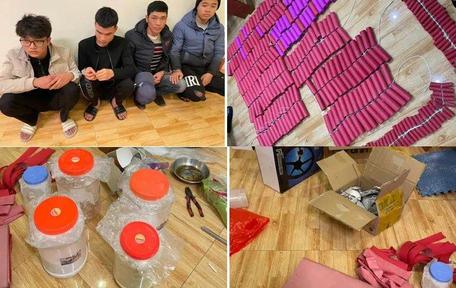 Bắt giữ các đối tượng sản xuất và buôn bán trên 80kg pháo nổ