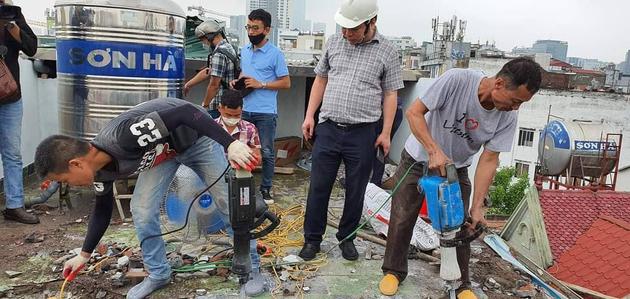 Hà Nội: Cương quyết ngọn tầng căn nhà xây dựng vi phạm di tích quốc gia