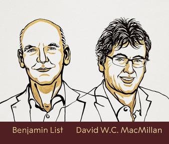 Giải Nobel Hóa học 2021 vinh danh nhà khoa học về chất hữu cơ bất đối xứng làm xúc tác