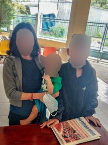 Bàn giao bé trai đạp xe từ TPHCM xuống Cần Thơ cho gia đình