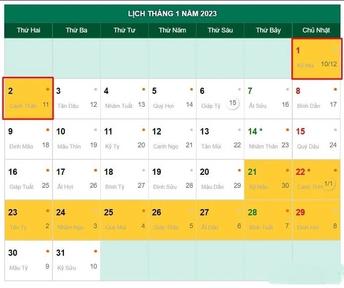 Tết Dương lịch 2023: Người lao động nghỉ 3 ngày liên tiếp