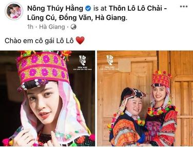 Hoa hậu Nông Thúy Hằng lên tiếng giữa bão tin đồn bán dâm