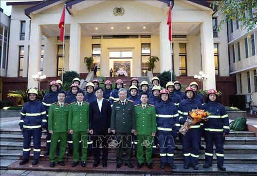 Đoàn công tác Bộ Công an xuất quân đi cứu nạn, cứu hộ tại Thổ Nhĩ Kỳ