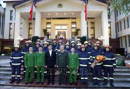 Đoàn công tác Bộ Công an xuất quân đi cứu nạn, cứu hộ tại Thổ Nhĩ Kỳ