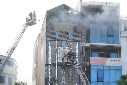 Hà Nội: Bắt giam chủ quán karaoke bị cháy khiến 3 cảnh sát hy sinh