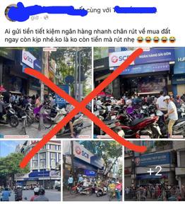 Đã xác định đối tượng đăng tin thất thiệt khiến người dân ồ ạt đi rút tiền từ ngân hàng