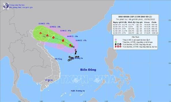 Bão số 2 hướng thẳng về đất liền Hải Phòng - Quảng Ninh