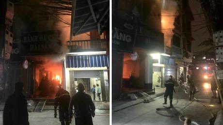 7 người thoát nạn tại đám cháy nhà dân trên phố Tôn Thất Tùng, Hà Nội