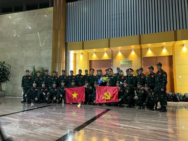 Quân đội Việt Nam xuất quân lên đường tham gia cứu trợ tại Thổ Nhĩ Kỳ