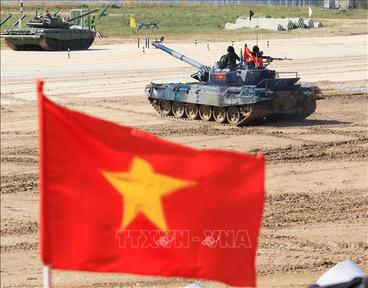 Đội tuyển xe tăng Việt Nam ra quân thi đấu tại Army Games 2022