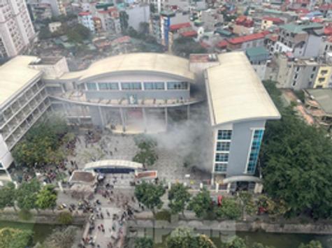 Hà Nội: Cháy tại Trường Tiểu học Yên Hòa vào giờ nghỉ trưa