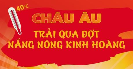 Châu Âu trải qua đợt nắng nóng kinh hoàng