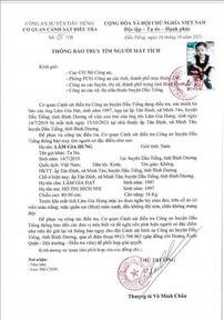 Đã tìm thấy thi thể bé trai 2 tuổi mất tích ở Bình Dương