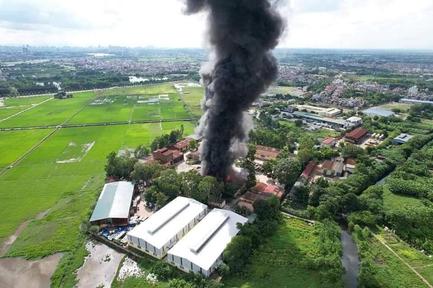 Nhà xưởng cháy đã bị đình chỉ do vi phạm 