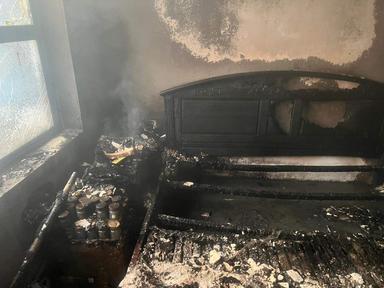 Cháy căn hộ ở tầng 22 chung cư GoldMark City