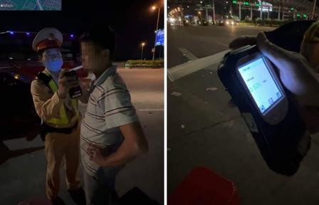 Nồng độ cồn cao ngất ngưởng, tài xế vẫn liều lái xe
