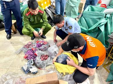 Hà Nội: Kiểm tra đột xuất cơ sở giao hàng nhanh, phát hiện gần 12kg pháo nổ