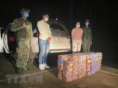 Gia Lai bắt giữ hai đối tượng vận chuyển gần 1 tấn pháo